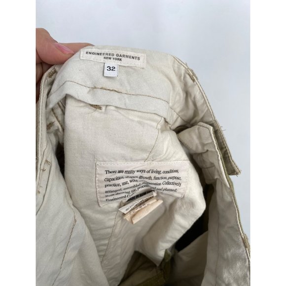 Engineered Garments × BEAMS PLUS men's SHORTS 2 TONE SIZE 32 CARGO - Picture 6 of 7